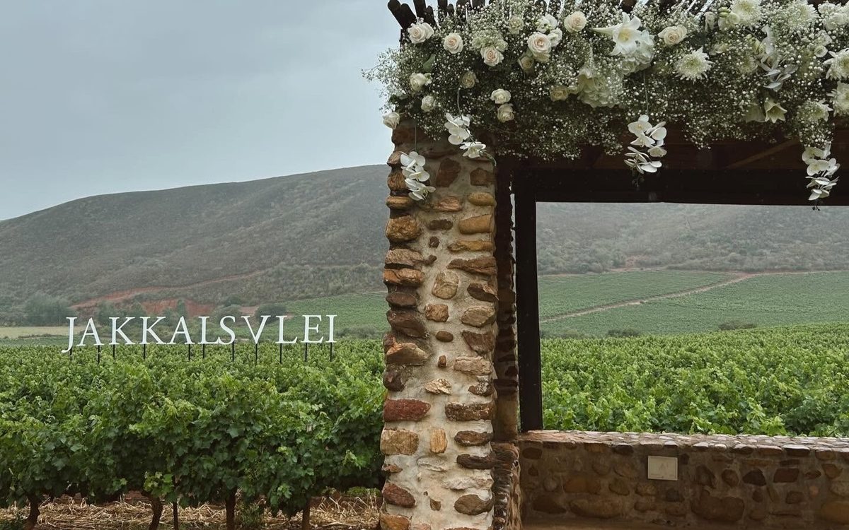 Outdoor wedding ceremony in the Garden Route